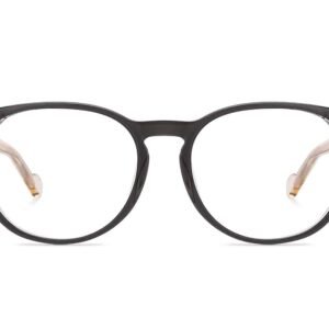 Black Full Rim Round Eyeglasses P133