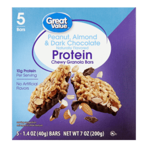 Great Value Peanut, Almond & Dark Chocolate Protein Chewy Granola Bars